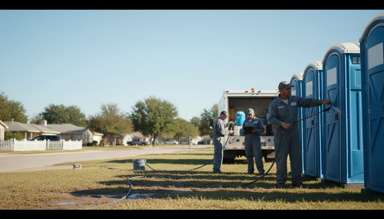 Long-Term Portable Toilet Rental in Roosevelt, TX near me